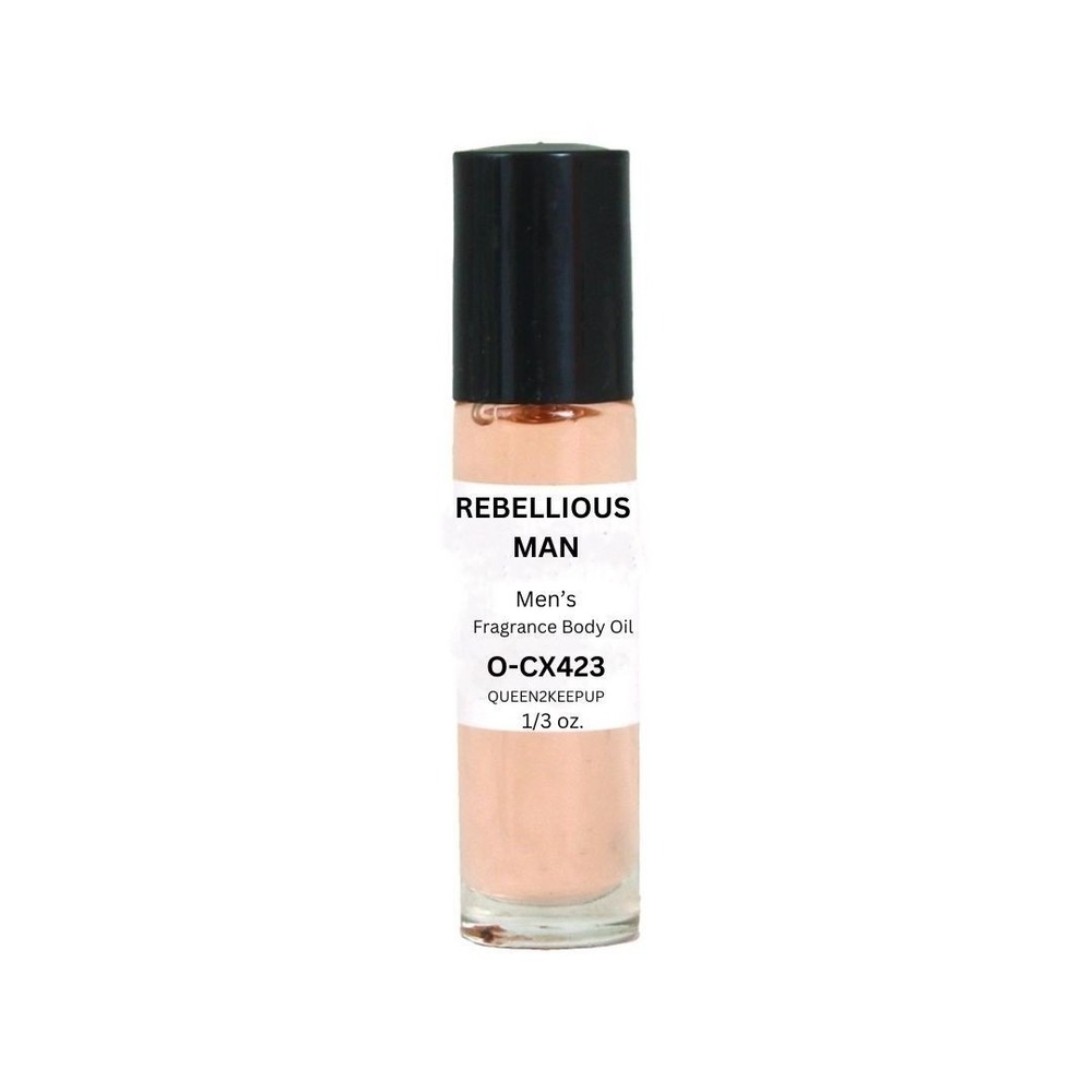 Rebellious Man (Men) Body Oil 10 ml Fragrance All Natural 1/3 oz Roll-On Scent